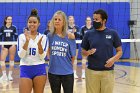 Volleyball Senior Day  Wheaton Women's Volleyball Senior Day. - Photo by Keith Nordstrom : Wheaton, Volleyball Senior Day